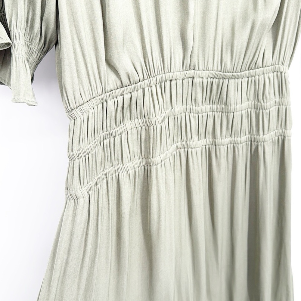 Anthropologie Current Air Sage Green Midi Dress - Picture 12 of 13